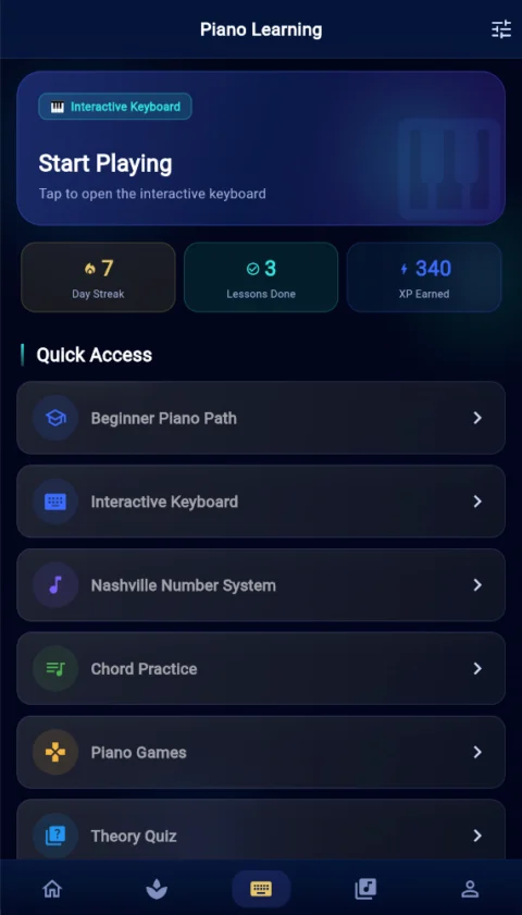 MusicKanHeal app preview